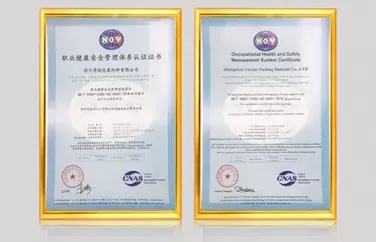 ISO Occupational Health Management Certificate