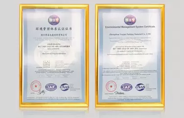 ISO Quality Management Certificate