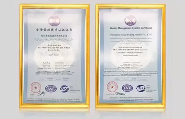 ISO Environmental Management Certificate