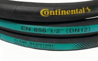 Why does the color of the rubber hose vulcanization label peel off when the film is peeled off?