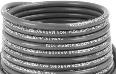 what conditions must rubber hose labeling materials meet?